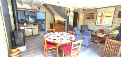 Maison de plain-pied à vendre 267 500 € 3 pièces 2 chambres 105 m² 1 800 m² de terrain Senneville-sur-Fécamp 76400