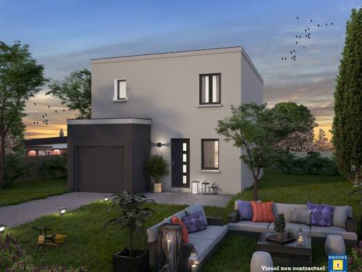 Terrain avec maison neuve à vendre 386 175 € 6 pièces 4 chambres 88 m² 129 m² de terrain Vaux de Rome Villejuif 94800