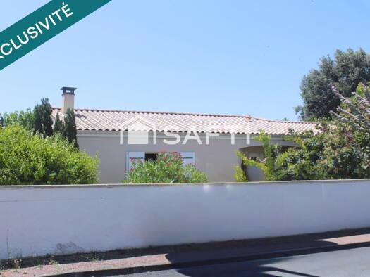 Maison de plain-pied à vendre 218 000 € 6 pièces 4 chambres 115 m² 858 m² de terrain Saint-Genis-de-Saintonge 17240
