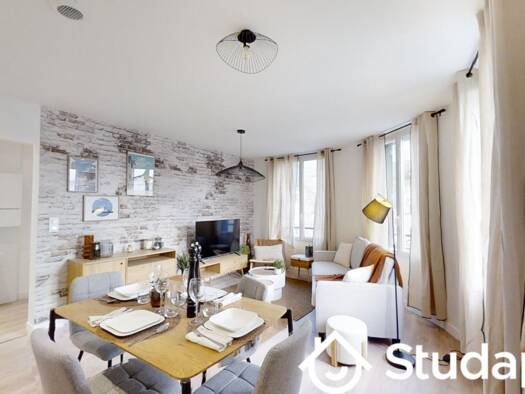 Colocation à louer 490 € 1 pièce 2 chambres 12 m² 2ème étage Hôtel de Ville Saint-Nazaire 44600