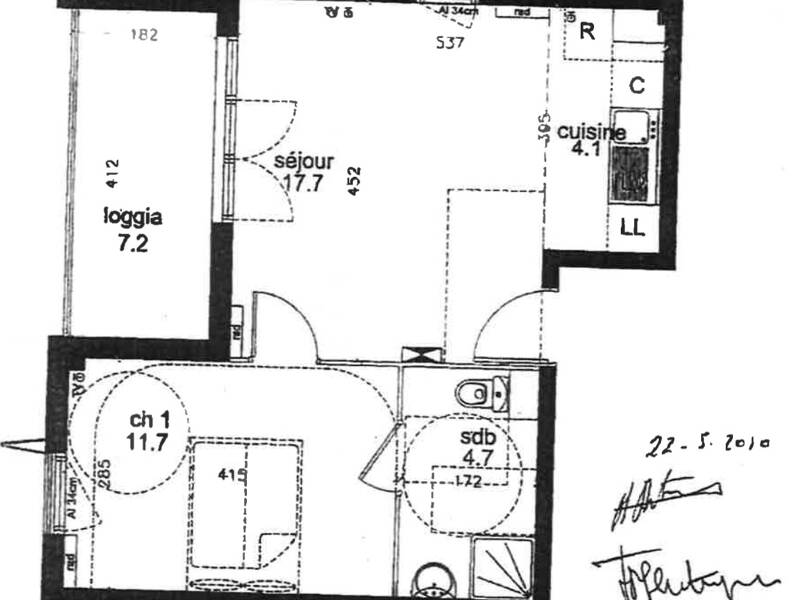 Maison à louer, 38m², L'ILE SAINT DENIS