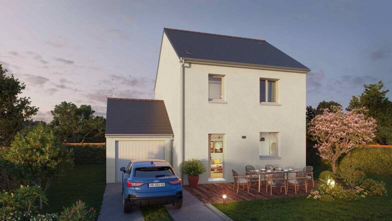 Terrain avec maison neuve à vendre 175 018 € Guignen 35580