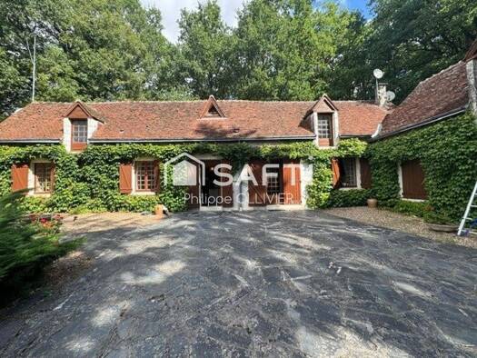 Maison de plain-pied à vendre 260 000 € 5 pièces 3 chambres 126 m² 4 303 m² de terrain Luzillé 37150
