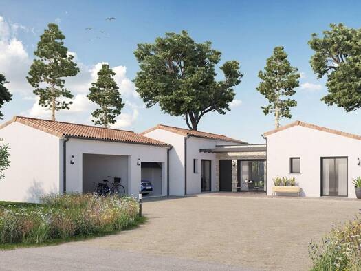 Terrain avec maison neuve à vendre 213 978 € 4 pièces 3 chambres 93 m² 360 m² de terrain Béruges 86190