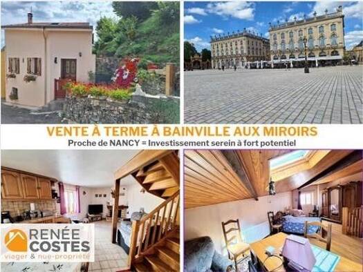 Maison en viager occupé Bouquet 23 940 € 2 pièces 1 chambre 75 m² 712 m² de terrain Bainville Aux Miroirs 54290