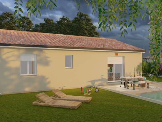 Terrain avec maison neuve à vendre 143 925 € 4 pièces 2 chambres 75 m² 900 m² de terrain Saint-Maurice-les-Brousses 87800