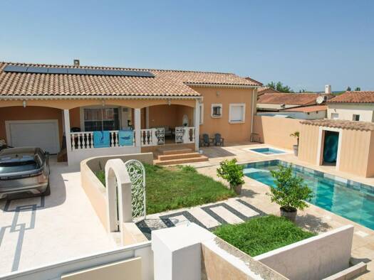Maison de plain-pied à vendre 345 000 € 5 pièces 3 chambres 132 m² 615 m² de terrain Est Pierrelatte 26700