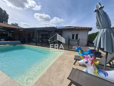 Maison de plain-pied à vendre 270 000 € 5 pièces 4 chambres 104 m² 659 m² de terrain Bresse Vallons 01340