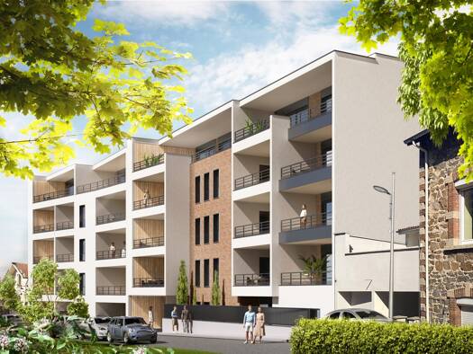 Appartement à vendre - neuf 161 000 € 2 pièces 1 chambre 43,8 m² dès le 31/12/2027 Bourg d'Andrezieux Andrézieux-Bouthéon 42160