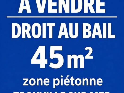 Local commercial à vendre 50 000 € 45 m² de surface de vente Trouville-sur-Mer 14360