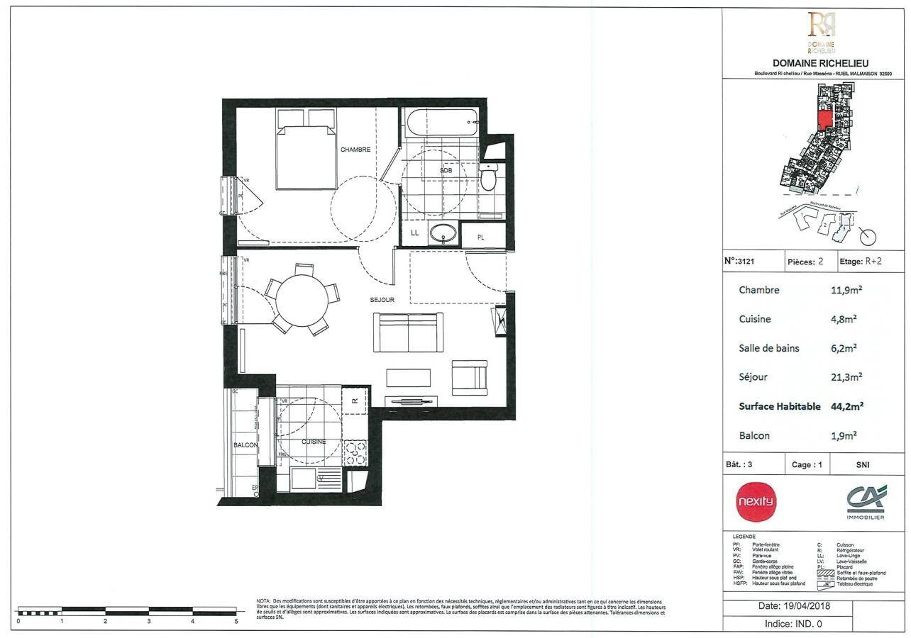 Maison à louer, 44m², RUEIL MALMAISON
