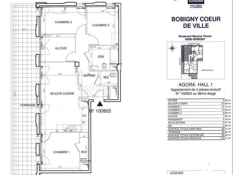 Maison à louer, 82m², BOBIGNY