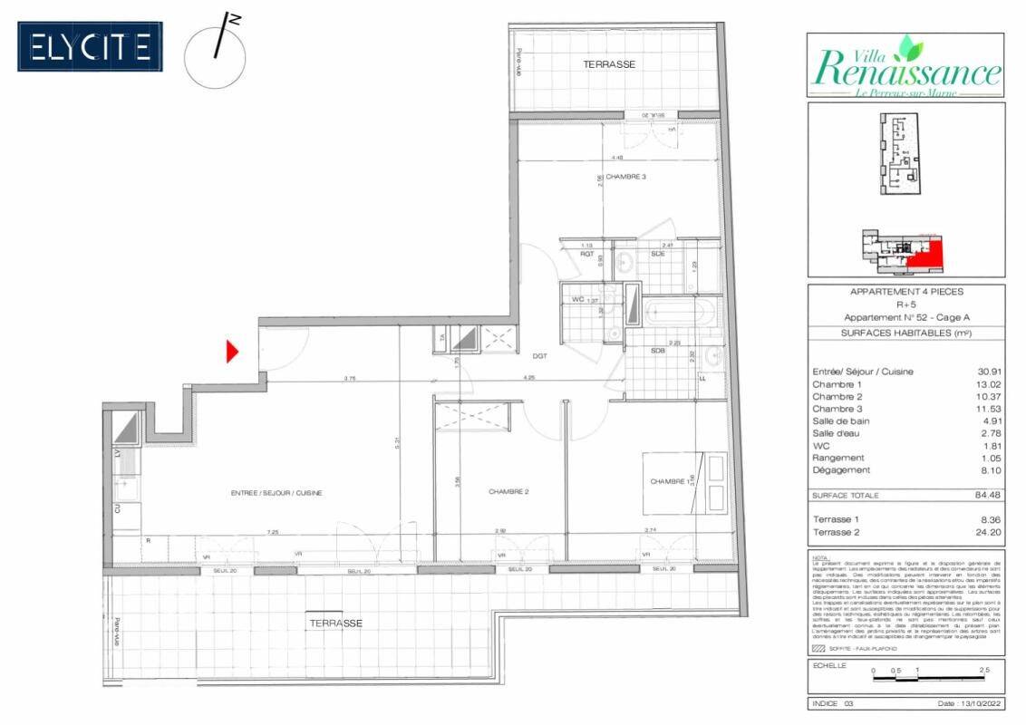 Maison à louer, 84m², LE PERREUX SUR MARNE