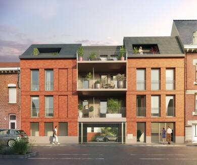 Appartement à louer 639 € 2 pièces 1 chambre 44 m² Étage 1/3 Saint Michel-Tertiales-Le Rôleur Valenciennes 59300