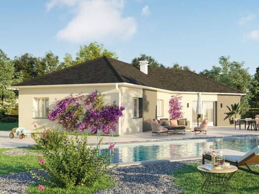 Terrain avec maison neuve à vendre 209 000 € 4 pièces 3 chambres 100 m² 1 352 m² de terrain Galan 65330