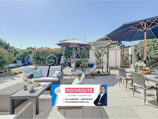 Maison de plain-pied à vendre 499 900 € 5 pièces 4 chambres 95 m² 350 m² de terrain Rive Droite Palavas-les-Flots 34250