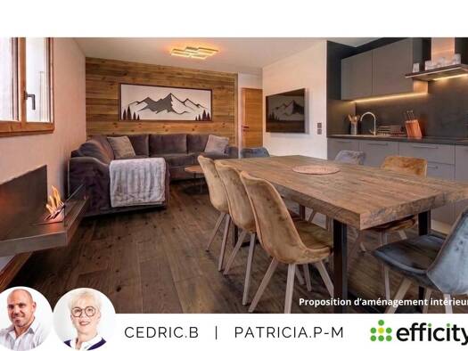 Appartement à vendre 650 000 € 3 pièces 2 chambres 59,48 m² 1er étage Megève 74120