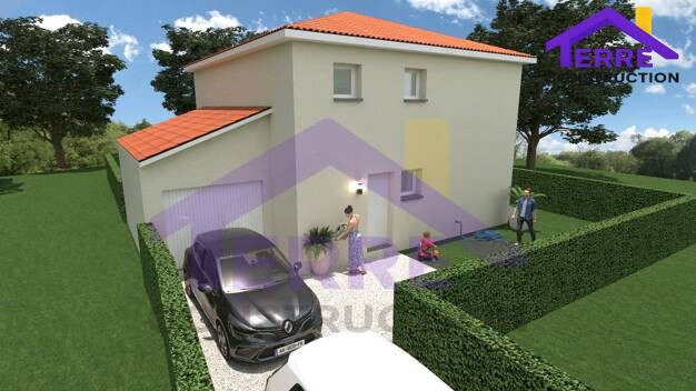 Terrain avec maison neuve à vendre 239 000 € Saint-Paul-de-Varax 01240