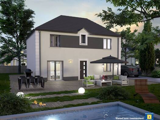 Terrain avec maison neuve à vendre 309 522 € 5 pièces 3 chambres 97 m² 400 m² de terrain Thomery 77810