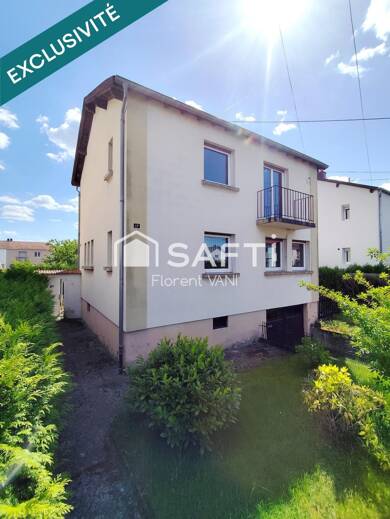 Maison à vendre 109 900 € 6 pièces 3 chambres 103 m² 466 m² de terrain Beau-Site Fatima Creutzwald 57150