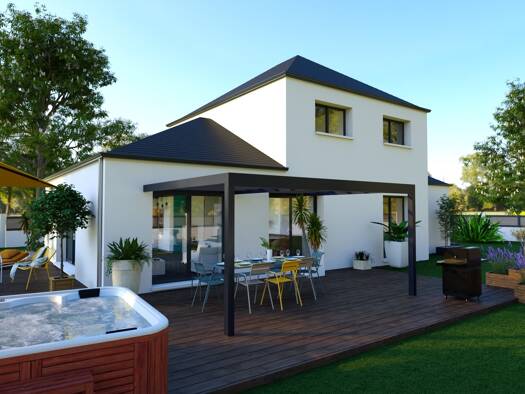 Terrain avec maison neuve à vendre 344 497 € 5 pièces 4 chambres 118 m² 750 m² de terrain Sainte-Marie-la-Blanche 21200