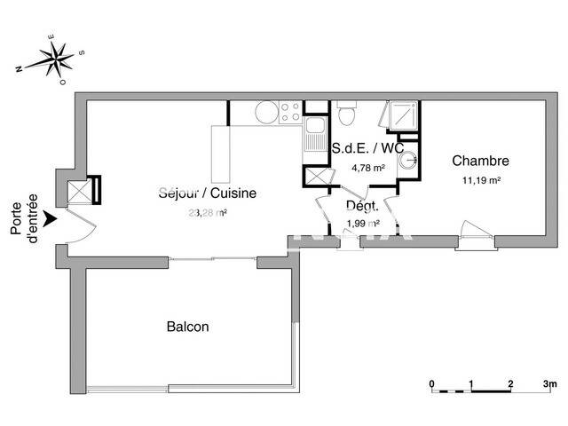 Maison à louer, 41m², BEZIERS