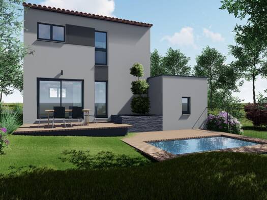 Terrain avec maison neuve à vendre 314 400 € 4 pièces 3 chambres 85 m² 412 m² de terrain Galargues 34160