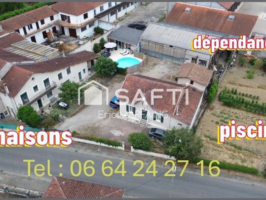 Maison de plain-pied à vendre 337 000 € 8 pièces 6 chambres 325 m² 1 378 m² de terrain Ouest Condom 32100