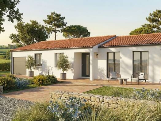 Terrain avec maison neuve à vendre 239 697 € 5 pièces 4 chambres 90 m² 1 520 m² de terrain Maillé 85420