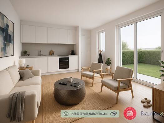 Appartement à vendre - neuf 149 866 € 1 pièce 29 m² RDC Centre Ville Amiens 80000