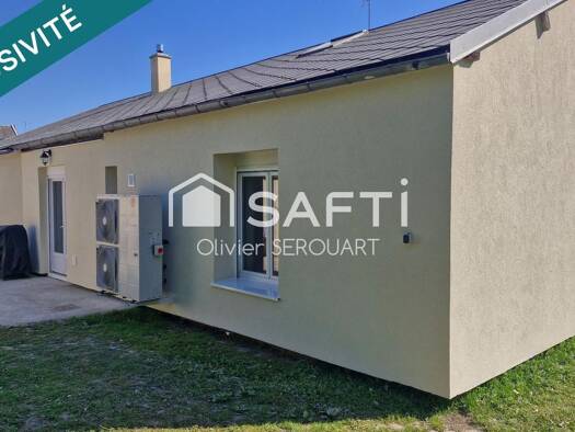 Maison de plain-pied à vendre 209 000 € 6 pièces 4 chambres 126 m² 500 m² de terrain Faubourg d'Isle-Neuville Saint-Quentin 02100