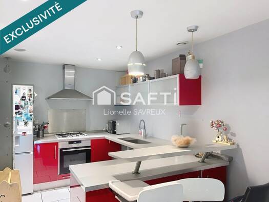 Maison à vendre 154 900 € 5 pièces 3 chambres 100 m² 650 m² de terrain Centre Ville Fouquieres-les-Lens 62740