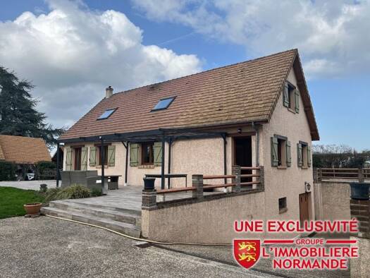 Maison à vendre 276 000 € 5 pièces 4 chambres 132 m² 1 077 m² de terrain Saint-Pierre-du-Vauvray 27430