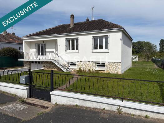Maison à vendre 170 000 € 4 pièces 3 chambres 94 m² 1 348 m² de terrain Le Bourg-Zone Agglomérée Le Poinçonnet 36330