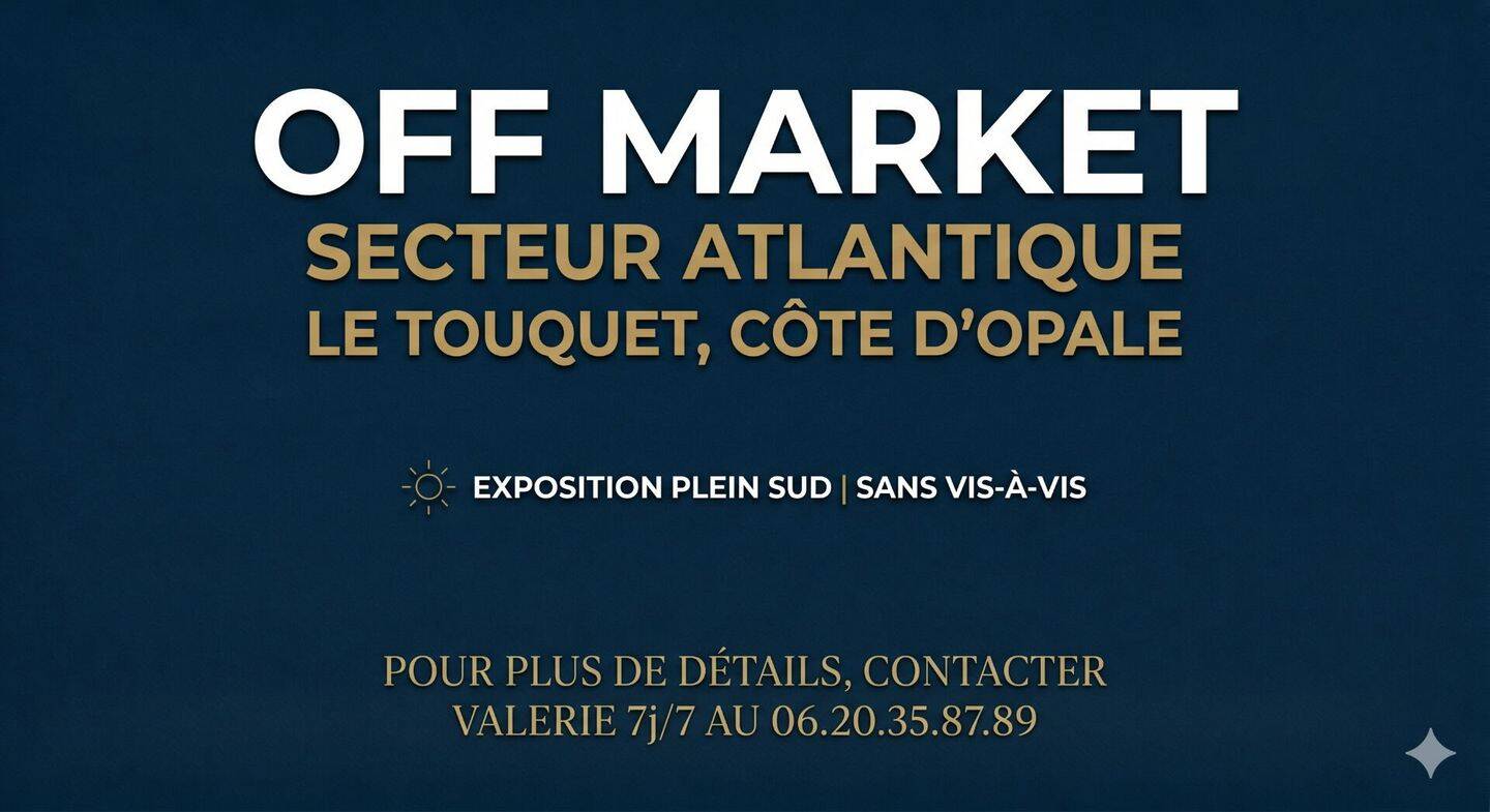 Maison à vendre, 0m², LE TOUQUET PARIS PLAGE