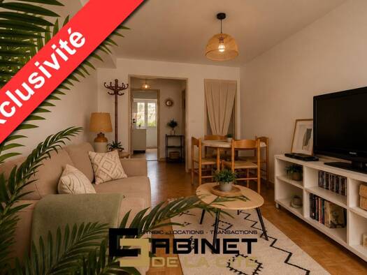 Appartement à vendre 87 500 € 3 pièces 2 chambres 57 m² RDC Gare Perpignan 66000