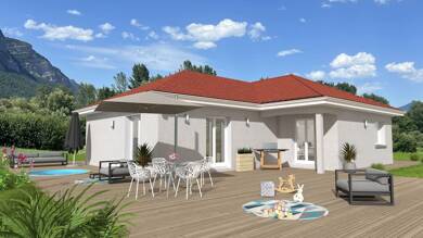 Maison de plain-pied à vendre 399 000 € 5 pièces 4 chambres 108 m² 1 330 m² de terrain Voreppe 38340