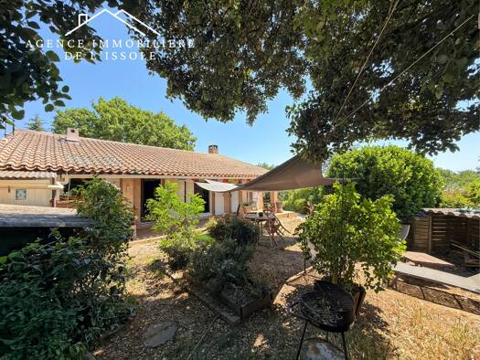 Maison de plain-pied à vendre 312 000 € 4 pièces 2 chambres 80,69 m² 730 m² de terrain Besse-sur-Issole 83890