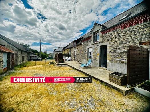 Maison à vendre 144 900 € 6 pièces 4 chambres 110 m² 748 m² de terrain Pipriac 35550