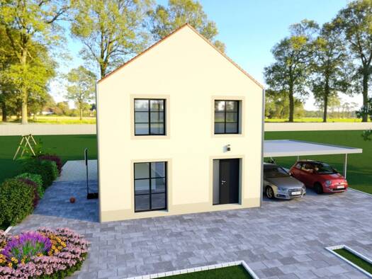 Terrain avec maison neuve à vendre 479 700 € 1 chambre 118 m² 341 m² de terrain Haut Domont-Plaine des Cercelets Domont 95330