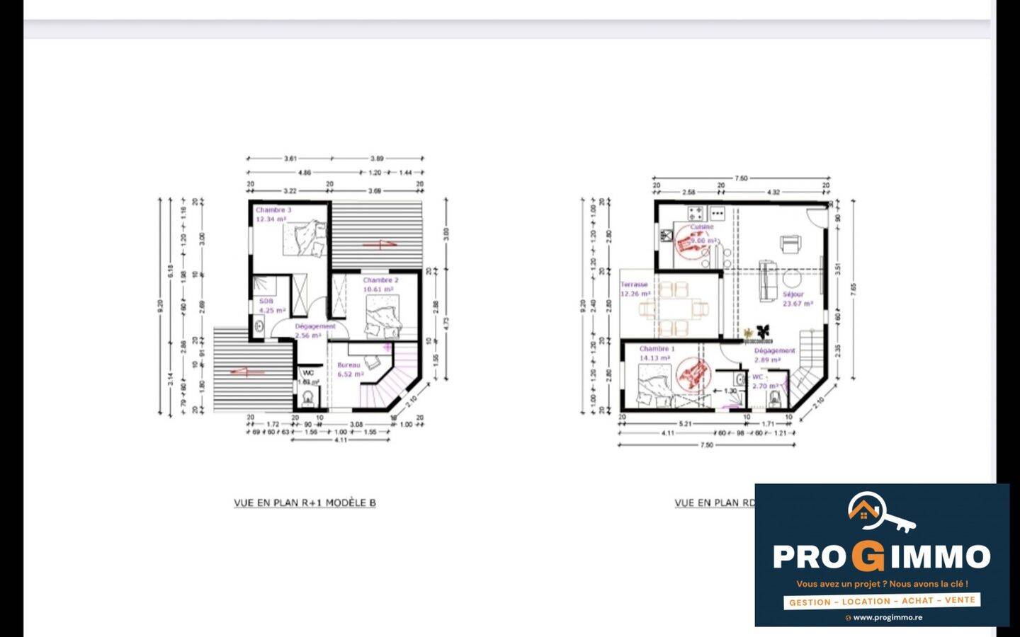 Maison à vendre, 90m², SAINT PIERRE