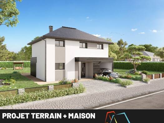 Terrain avec maison neuve à vendre 312 500 € 5 pièces 4 chambres 112,9 m² 300 m² de terrain Charny 77410