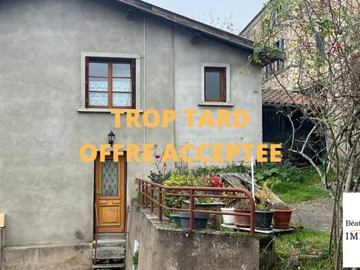 Maison à vendre 49 000 € 2 pièces 1 chambre 42 m² 587 m² de terrain Saint Nizier d Azergues 69870