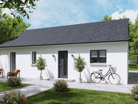 Terrain avec maison neuve à vendre 135 154 € 4 pièces 3 chambres 79 m² 900 m² de terrain Latillé 86190
