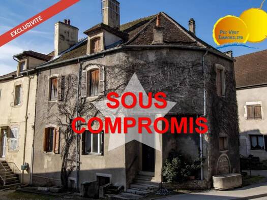 Maison de ville à vendre 47 000 € 5 pièces 3 chambres 87,9 m² Moissey 39290