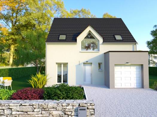 Terrain avec maison neuve à vendre 398 285 € 4 pièces 3 chambres 91,9 m² 578 m² de terrain Montgé-en-Goële 77230