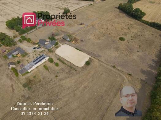 Maison à vendre 296 000 € 5 pièces 3 chambres 165 m² 60 000 m² de terrain Noyant-Villages 49490