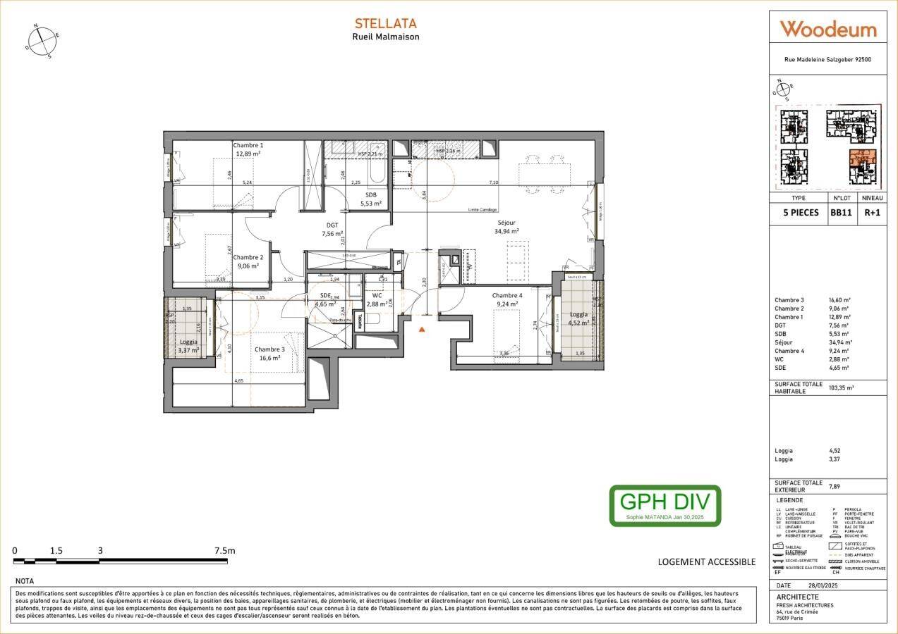 Maison à louer, 103m², RUEIL MALMAISON