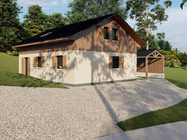 Terrain avec maison neuve à vendre 530 000 € 4 pièces 3 chambres 105 m² Centre Sallanches 74700