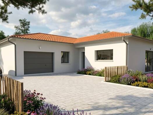 Terrain avec maison neuve à vendre 283 000 € 4 pièces 3 chambres 97 m² 700 m² de terrain Centre et Sud Est Viriat 01440